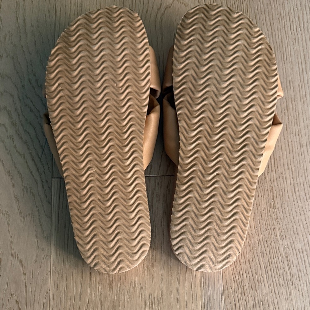 J. Crew Knotted Slide Sandals in Beige Tan - Picture 3 of 3